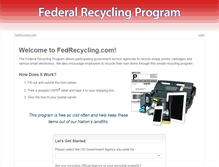 Tablet Screenshot of fedrecycling.com